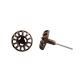 Antique Wheel Floral Metal Cabinet Knobs